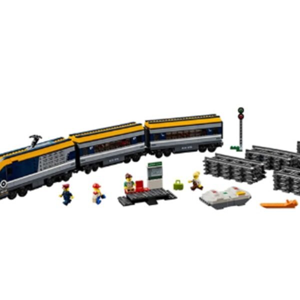 Electric Remote Control Passenger Train Assembled Building Blocks Children's Educational Toys