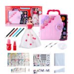 Girl Princess Makeup Box Set Graffiti Painting Board Children's Cosmetics - Image 3