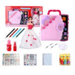 Girl Princess Makeup Box Set Graffiti Painting Board Children's Cosmetics - Image 2