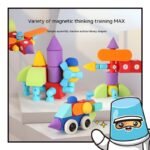 Children's Magnet Magnetic Building Blocks Large Particles Assembled Educational Toys - Image 8
