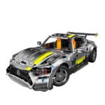 Super Running Building Blocks Racing Car Decoration Children Educational Assembled Toys - Image 6