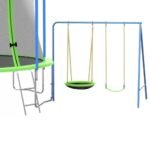 12FT Trampoline With Slide And Swings, ASTM Approved Large Recreational Trampoline With Basketball Hoop And Ladder,Outdoor Backyard Trampoline With Net, Capacity For Kids And Adults - Image 7