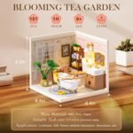 ROBOTIME DIY Miniature House Kit Dollhouse Model Building Craft Kit Birthday Creative Gifts For Adults Kids Girls Boys Pop-Bubble Bathroom - Image 6