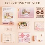 ROBOTIME DIY Miniature House Kit Dollhouse Model Building Craft Kit Birthday Creative Gifts For Adults Kids Girls Boys Pop-Bubble Bathroom - Image 3