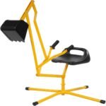 Only Supports Self Pickup  Kids Excavator Ride On Toys, Beach Toys Outdoor Sandbox Toy Excavator, Steel Excavator Crane Rotates 360 Degrees With Stable Base- Yellow