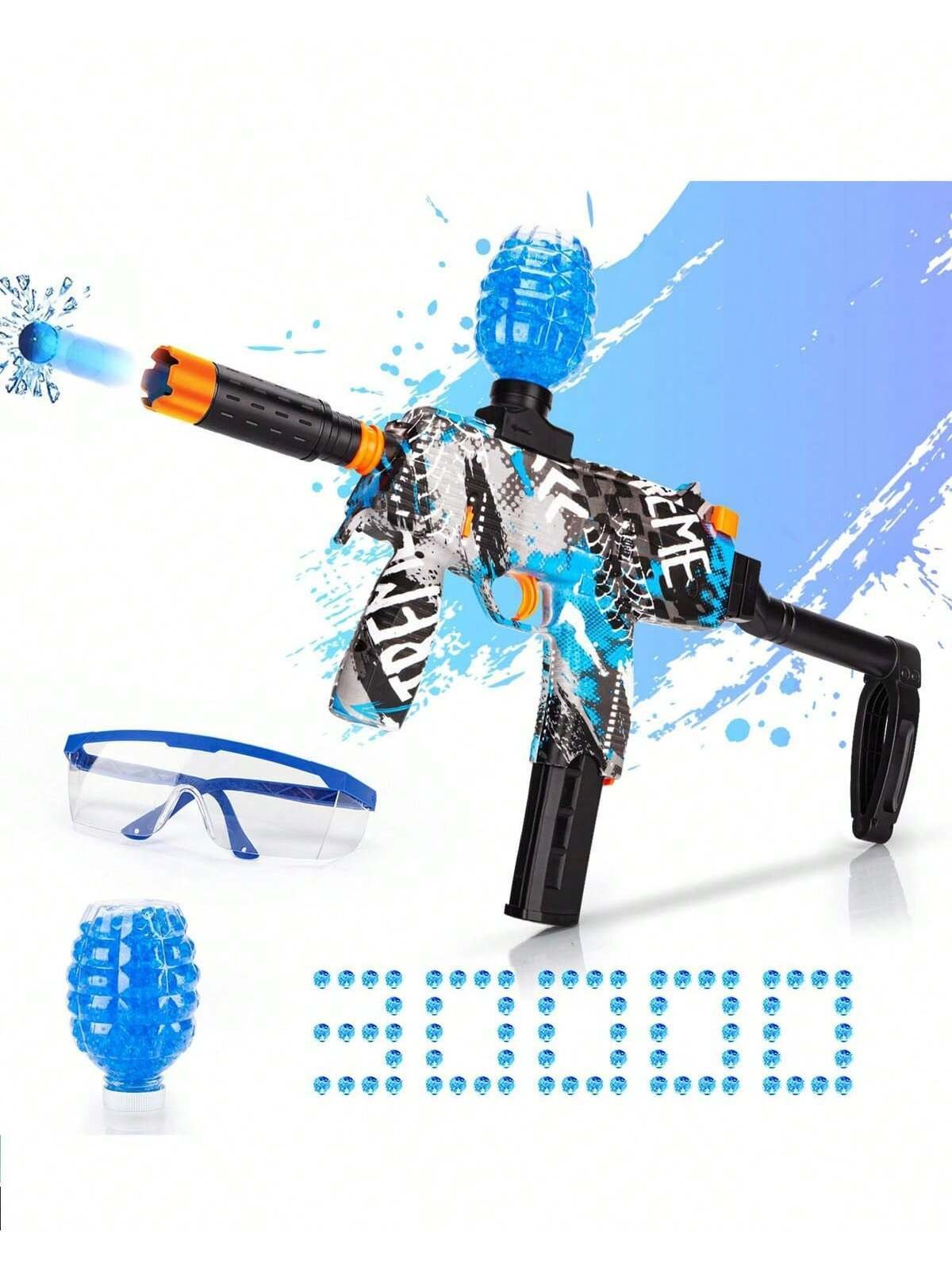 21e74056-0e26-40bc-bf16-c0d27bc62fe7.jpg Gel Splatter Ball Blaster, Electric Gel Ball Blaster Toys,Automatic Splat Blaster With 30000pcs Water Gel Balls For Indoor Outdoor Activities Toy Game Backyard Team Game - Boys Birthday For Kids Chris - Image 1