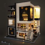 City Street View Building Lights Children Educational Assembly Building Blocks Toys Compatible - Image 4