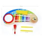 Five-in-one Dynamic Band Knocking On The Piano Table Children's Educational Music Toys - Image 2