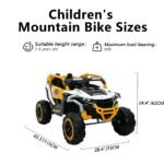 Ride On Models Truck Car 12V Kids Electric Vehicles, Remote Control, Front & Rear Shock Suspension, 2 Seater UTV, Flashlights And A Built-in Music Player, For Age 3-6 Years Old - Image 6