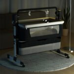 Portable Baby Bed Electric Bassinet Splicing Bed Foldable Newborn Baby Bedside Bed Baby Bed - Image 5