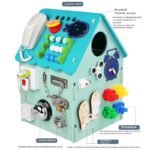 Montessori Early Childhood Education For Baby Busy House Box Diy Educational Toys - Image 5