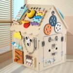 Montessori Early Childhood Education For Baby Busy House Box Diy Educational Toys - Image 2