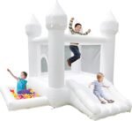 White Bounce House, Castle Theme Kids Inflatable Trampoline With UL Blower, Durable And Easy To Set Up, Safe And Fun For Active Kids--Selling On Amazon Is Prohibited - Image 8