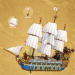 Pirate Ship Assembly Nautical Model Educational Toys - Image 5