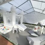 White Bounce House, Castle Theme Kids Inflatable Trampoline With UL Blower, Durable And Easy To Set Up, Safe And Fun For Active Kids--Selling On Amazon Is Prohibited - Image 4