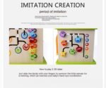 Happy Farm Game Box Bead-stringing Toy Treasure Chest Complex Beaded Baby Large Baby Children Educational Toys - Image 9