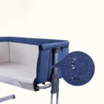 Baby Multifunctional Foldable Height Adjustable Bed - Image 8