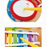 Five-in-one Dynamic Band Knocking On The Piano Table Children's Educational Music Toys - Image 5