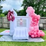 White Bounce House, Castle Theme Kids Inflatable Trampoline With UL Blower, Durable And Easy To Set Up, Safe And Fun For Active Kids--Selling On Amazon Is Prohibited - Image 7