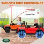 Electric Car For Remote Control, Dual Motors, Spring Suspension, LED Lights, Orange - Image 6