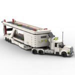 8 Grid Car Transport Big Rig Truck Assembling Educational Toys - Image 10