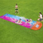 Outdoor Park Grass Water Spray Double Surfing Waterslide Inflatable Toys - Image 2