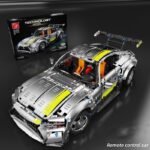 Super Running Building Blocks Racing Car Decoration Children Educational Assembled Toys