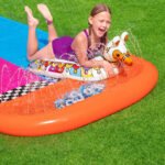 Outdoor Park Grass Water Spray Double Surfing Waterslide Inflatable Toys - Image 3