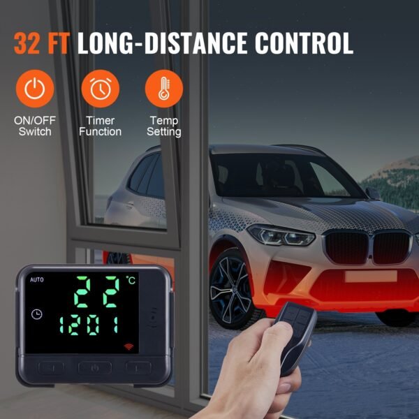 DieselAir Heater 12V 2KW LCD Display Remote Control For Car Bus RV Indoors