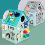 Montessori Early Childhood Education For Baby Busy House Box Diy Educational Toys