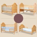 Pine Baby Log Splicing Bed Multi-function - Image 3