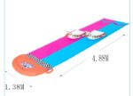 Outdoor Park Grass Water Spray Double Surfing Waterslide Inflatable Toys - Image 5