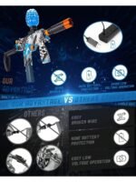 Gel Splatter Ball Blaster, Electric Gel Ball Blaster Toys,Automatic Splat Blaster With 30000pcs Water Gel Balls For Indoor Outdoor Activities Toy Game Backyard Team Game - Boys Birthday For Kids Chris - Image 5