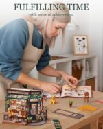Rolife DIY Miniature House Kit Model Kits For Adults To Build Home Desk Bookshelf Decoration Tipsy Restaurant Craft Kits Hobbies For Adults Gift Idea For Girls Boys Kids - Image 7