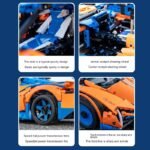 Remote Control Sports Car Model Educational Assembled Toys - Image 3