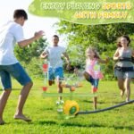 Water Sprinkler Toy For Kids Outdoor Water Toys For Yard Summer Lawn Pool Party Fun For Boys And Girls Water Toys For Kids Aged 3 And Above Yellow - Image 4