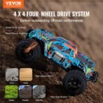 Remote Control Car Scale All Terrain 4WD Off-Road Truck For Kids