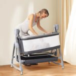 Baby Multi-functional Electric Shaker Rocking Chair, Newborn Intelligent Coaxing Baby, Bedside Bed, Bass Basket - Image 5