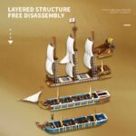 Pirate Ship Assembly Nautical Model Educational Toys - Image 4