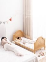 Pine Baby Log Splicing Bed Multi-function - Image 2