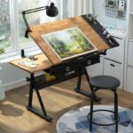 Premium Adjustable Drafting Drawing Table Desk Board - Image 2
