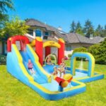 420D 840D Oxford Cloth Slide Pool Trampoline Red Yellow Blue Inflatable Castle