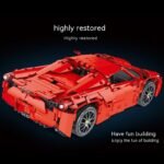 Red Spider Sports Car Electric APP Double Remote Control Small Particle Building Block Toy - Image 4