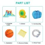 420D 840D Oxford Cloth Slide Pool Trampoline Red Yellow Blue Inflatable Castle - Image 2