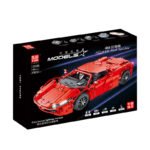 Red Spider Sports Car Electric APP Double Remote Control Small Particle Building Block Toy - Image 5