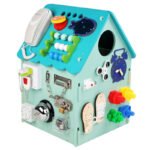 Montessori Early Childhood Education For Baby Busy House Box Diy Educational Toys - Image 4